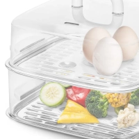 Пароварка электрическая с таймером КТ-6484 - 1000 Вт