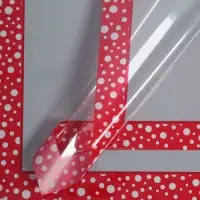 Пленка флористическая &laquo;Кант с горошком&raquo;, 58&times;58 см