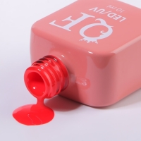 Гель лак для ногтей &laquo;SIMPLE&raquo;, 3-х фазный, 10 мл, LED/UV, цвет красный (137)