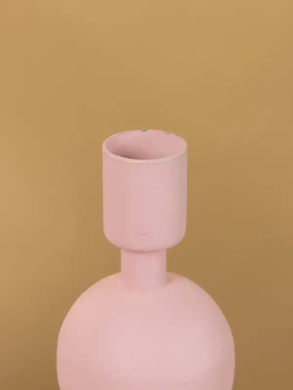 Подсвечник на 1 свечу "Зефир" с 2 сферами 8,5х8,5х18 см