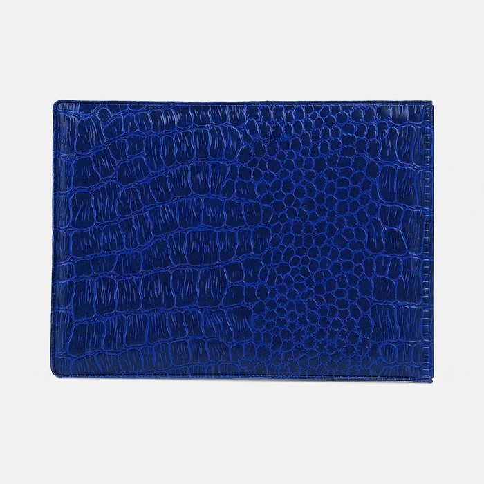 Обложка для удостоверения "Ветеран боевых действий", цвет синий