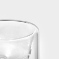 Стопка - шот стеклянный с двойными стенками &laquo;Череп. Хэллоуин&raquo;, 70 мл, 7&times;7 см