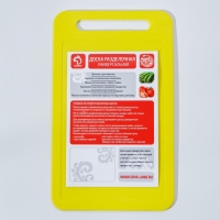 Доска разделочная Доляна, прямоугольная, 22&times;13 см, цвет МИКС