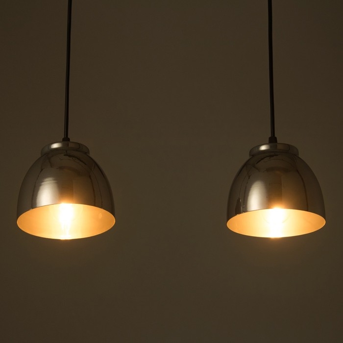 Люстра BayerLux Подвес BayerLux 3111/2 2х40Вт Е27, хром, d=13,5 см, h=10,5 см