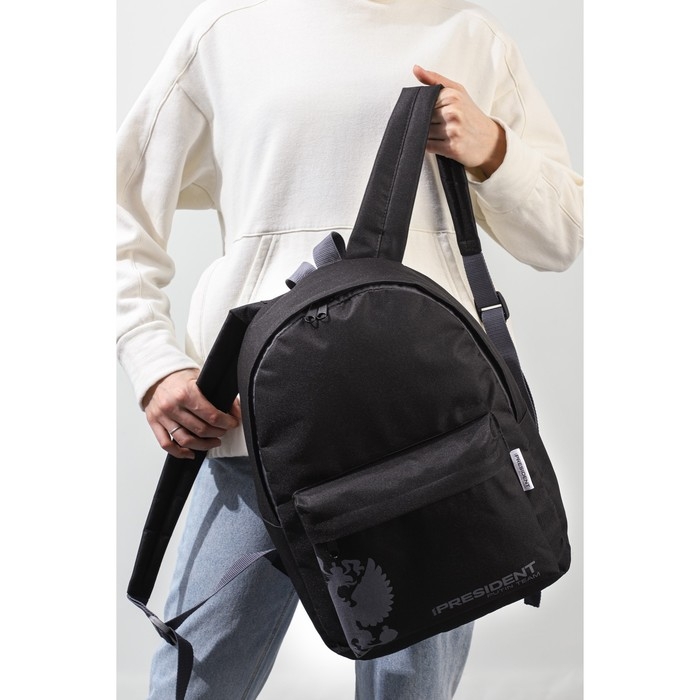 Рюкзак Putin team, 29 x 13 x 44 см, отд на молнии, н/карман, черный Рюкзак Putin team, 29 x 13 x 44 см, отд на молнии, н/карман, черный