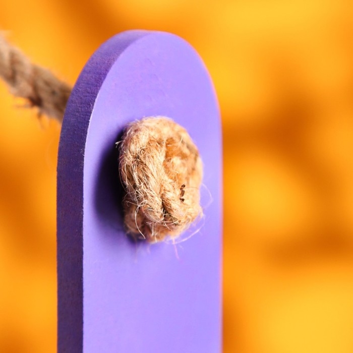 Набор кашпо деревянных 3 в 1 (29&times;18&times;33; 25&times;15&times;30; 21&times;12&times;23) "Аром", Фиолетовый