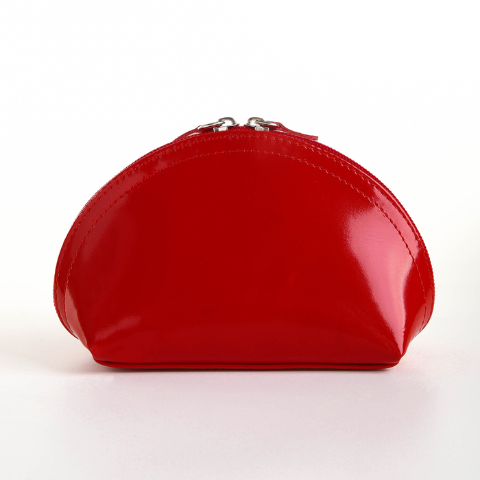 Косметичка на молнии TEXTURA, цвет алый