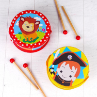 Музыкальная игрушка &laquo;Барабан&raquo;, с рисунком, цвета микс, бумажная мембрана