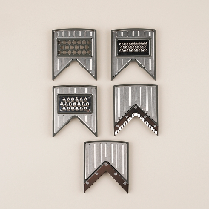 Овощерезка универсальная SL Home &laquo;Оливковая роща&raquo;, 5 лезвий, цвет оливковый