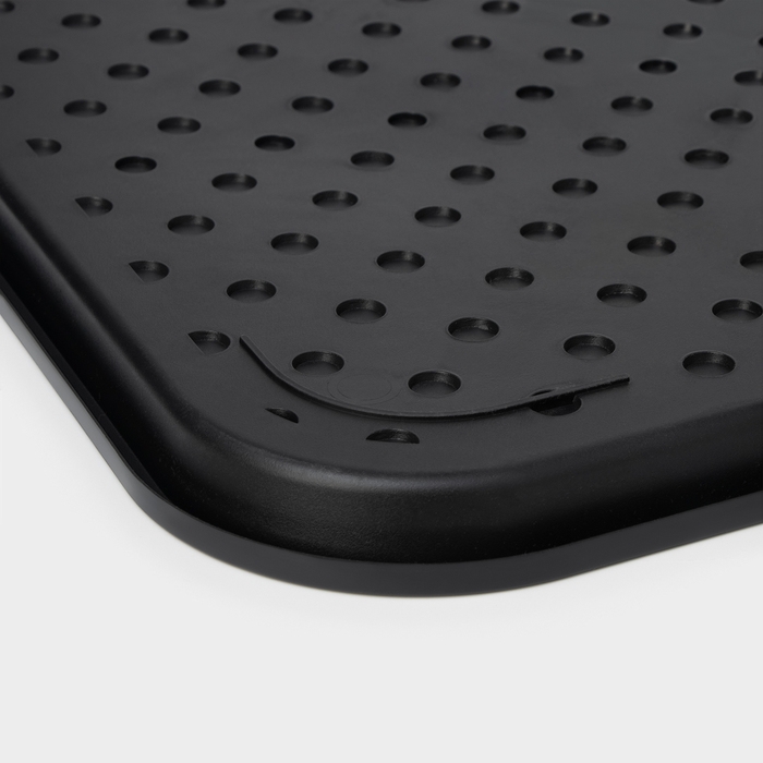 Лоток для обуви, 70&times;37 см, цвет чёрный