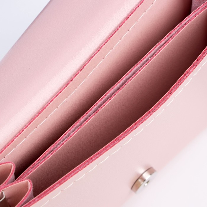 Сумка детская для девочки Корги на клапане, цвет розовый