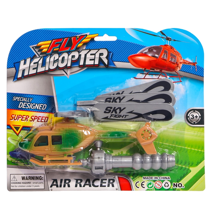 Вертолёт &laquo;Защитник&raquo;, с запуском, цвет МИКС