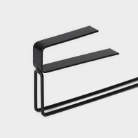 Держатель для бумажных полотенец подвесной Доляна &laquo;Лофт&raquo;, 20,6&times;3&times;10,1 см, цвет чёрный