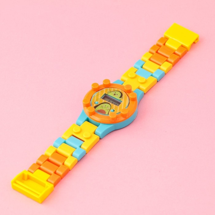 Часы наручные электронные &laquo;Улыбнись&raquo;, с ремешком-конструктором