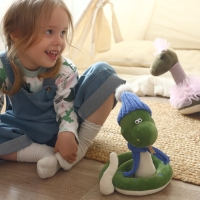 Новый год! Мягкая игрушка &laquo;Змей Сёма&raquo;, в синей шапке, 20 см