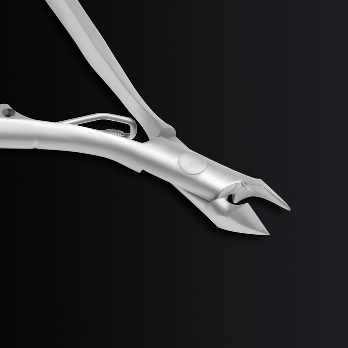 Кусачки маникюрные для кутикулы &laquo;Premium satin&raquo;, эргономичные, 9,3 см, длина лезвия - 7 мм, цвет серебристый