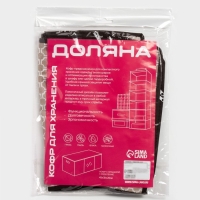 Кофр для хранения вещей Доляна &laquo;Браун&raquo;, 45&times;30&times;20 см, цвет коричневый