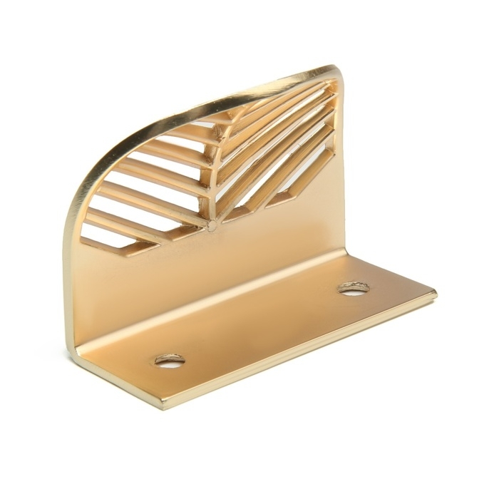 Ручка CAPPIO, м/о 32 мм, с узором, цвет матовое золото