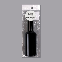 Бутылочка стеклянная для хранения, с распылителем &laquo;Black&raquo;, 100 мл, цвет чёрный