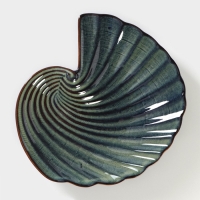 Блюдо керамическое сервировочное &laquo;Ракушка&raquo;, d=20 см