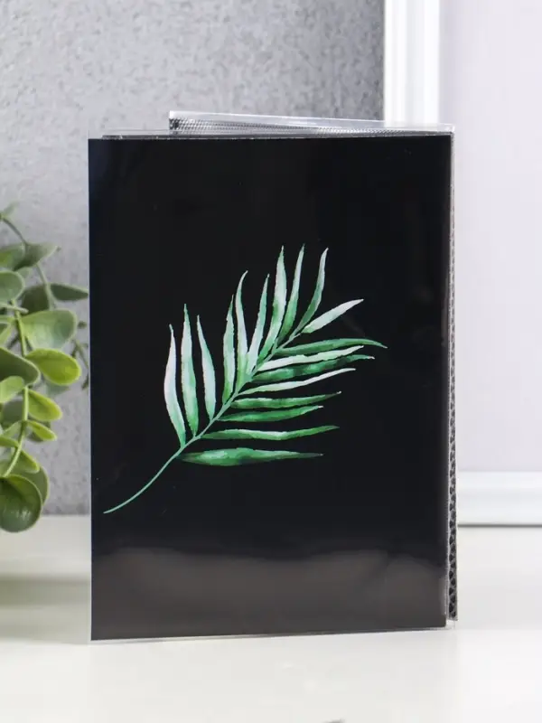 Фотоальбом "Флора" 36ф 10X15см, ПП карм.,мягкая обложка, черные страницы