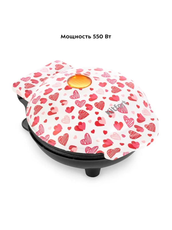 Вафельница электрическая для венских вафель КТ-1684 - 550 Вт