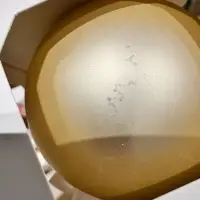 Оформительский шар Finery, 8 см, матовый золотистый