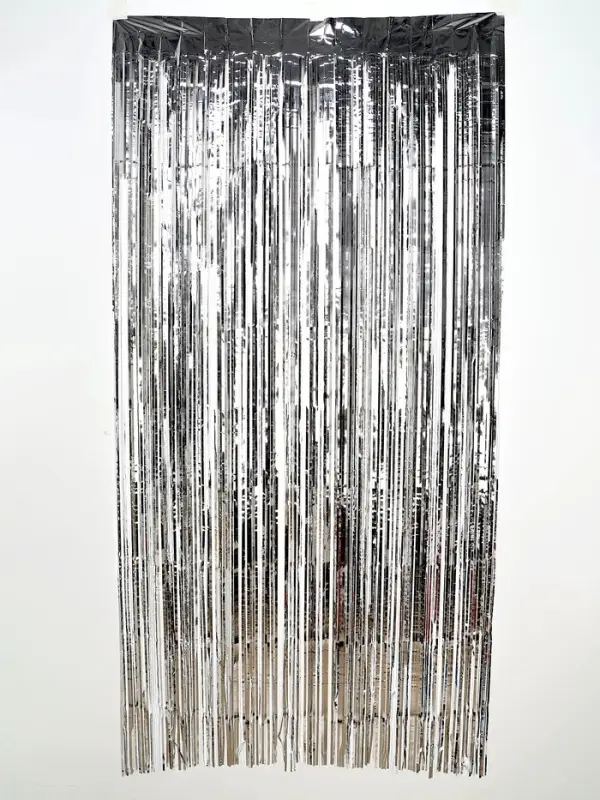 Занавес для фотозоны &laquo;Дождик&raquo; цвет серебро, 1*2 м