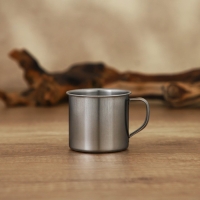 Кружка из нержавеющей стали &laquo;Мэйли&raquo;, 170 мл, d=7 см, цвет хромированный