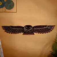 Панно "Парящая сова" албезия 100 см