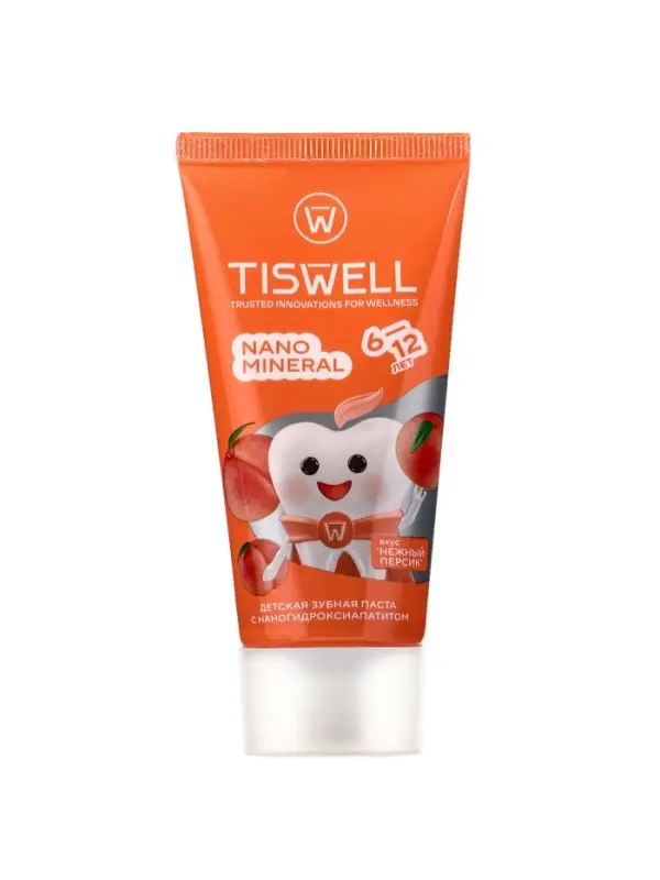 Зубная паста детская Реминерализирующая с наногидроксиапатитом нежный персик , от 6-12 лет, 60 гр 10