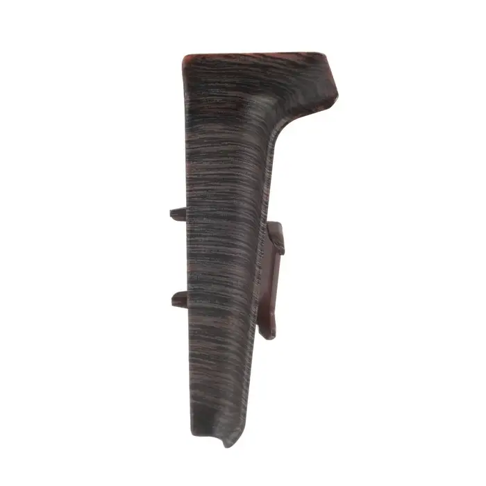 Угол внутренний для плинтуса &laquo;Деконика&raquo;, 70 мм, цвет 303 венге темный