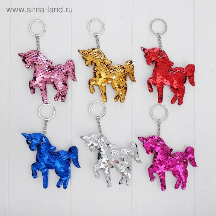 Брелок-хамелеон детский &laquo;Единорог&raquo;, мягкий, цвета МИКС