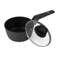 Ковш сотейник со стеклянной крышкой 16 см Graphit-16SP 1,6 л