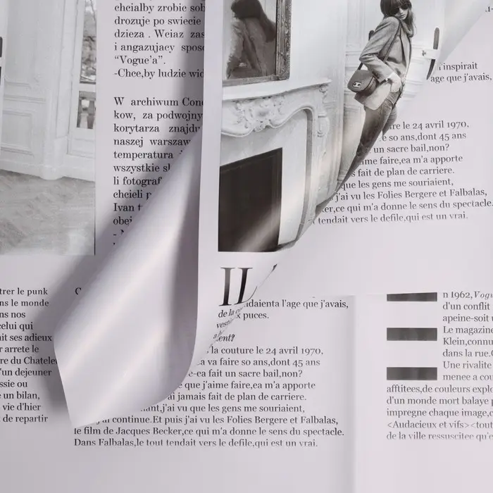 Пленка флористическая &laquo;Газета моды&raquo; 65 мкм, 50&times;58 см