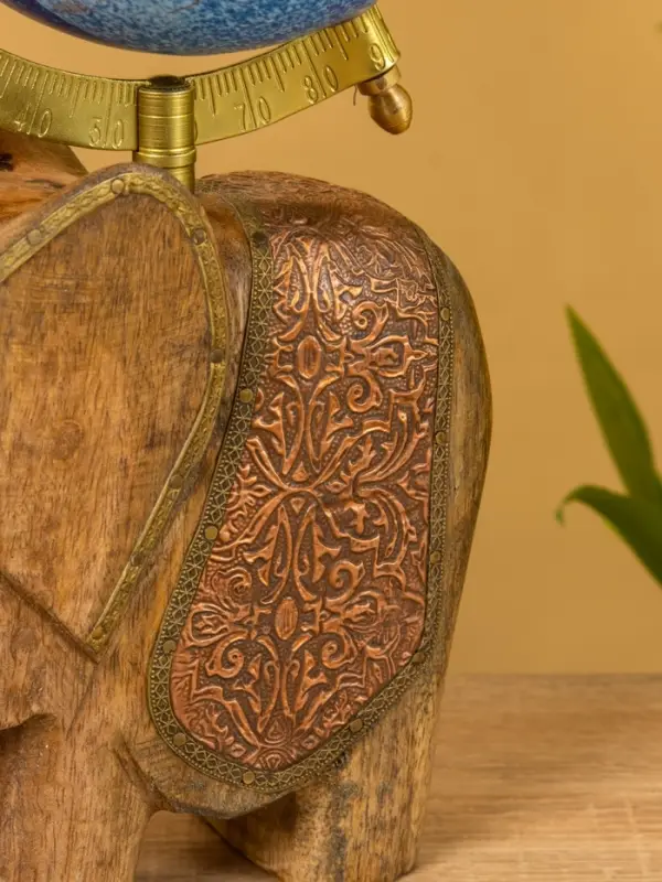 Глобус сувенирный, 17&times;12.5&times;31.5 см, подставка дерево