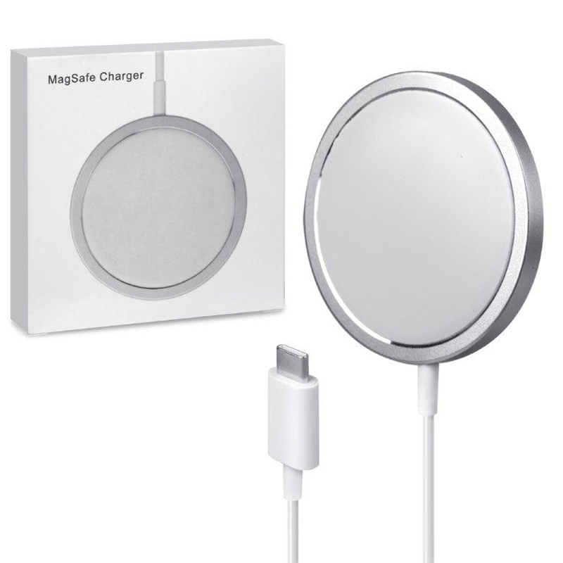 Беспроводное зарядное устройство Magsafe магнитное 15W (14шт/кор)