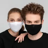 Маска для лица, черная