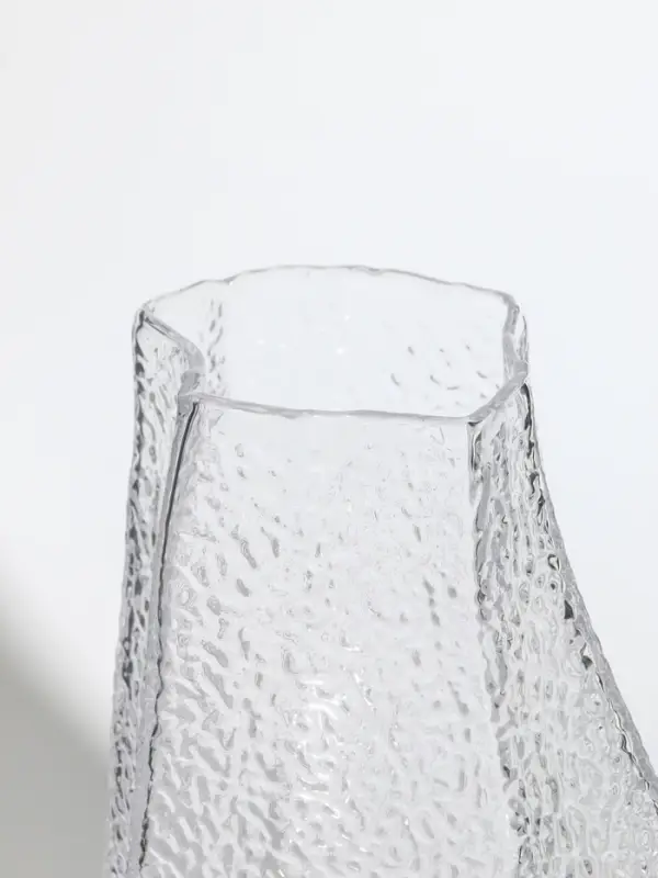 Ваза стекло настольная "Дженис" 25х12х8 см, прозрачный