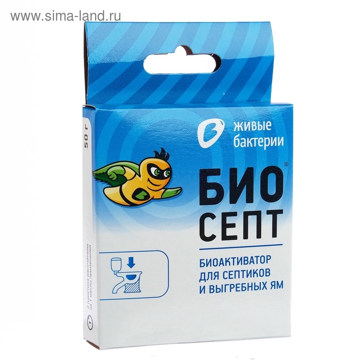 Биоактиватор для септиков и выгребных ям Биосепт, 50 гр 2 дозы