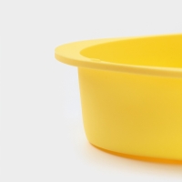 Форма для выпечки Доляна &laquo;Пасхальное яйцо&raquo;, 20,5&times;15,7&times;4,4 см, силикон, жёлтая