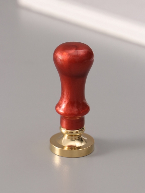 Печать для сургуча с пластиковой ручкой "Классика цифра 8" 2,5х2,5х6,3 см