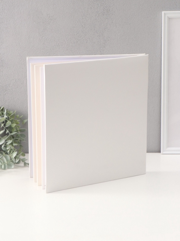 Фотоальбом магнитный 20 листов "Весенний букет" кожзам, в коробке 2,6х32х33,5 см