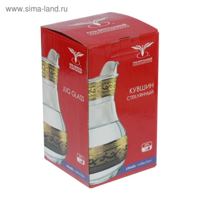 Кувшин для воды &laquo;Греческий узор&raquo;, 1 л