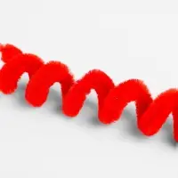 Синельная проволока, набор 100 шт, размер 1 шт 30х0,8 см, цвет красный