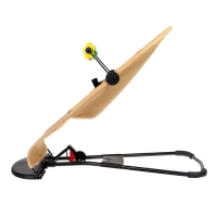 Шезлонг детский, кресло - качалка с игрушками для новорождённых &laquo;Крошка Я&raquo;, цвет бежевый