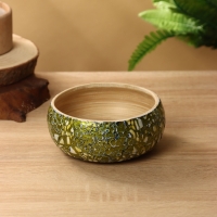 Ваза 15х15х6 см, бамбук