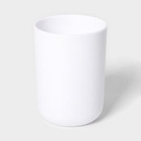 Набор аксессуаров для ванной комнаты SAVANNA &laquo;Вуди&raquo;, 6 предметов (мыльница, дозатор, 2 стакана, ёршик, ведро), цвет белый