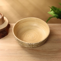 Салатник 25х25х8 см, бамбук