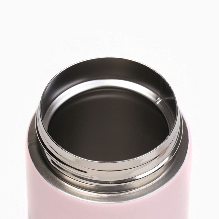 Термокружка, 420 мл, Simple "Мечтай", сохраняет тепло 8 ч, термометр